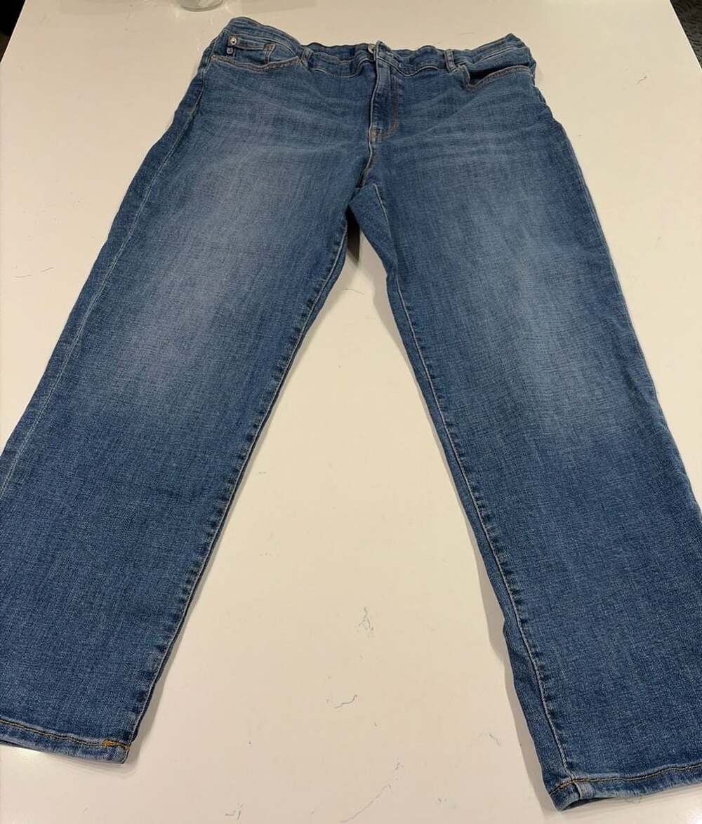 Chaps Slim Boyfriend Jeans Size 14/32 Medium Wash